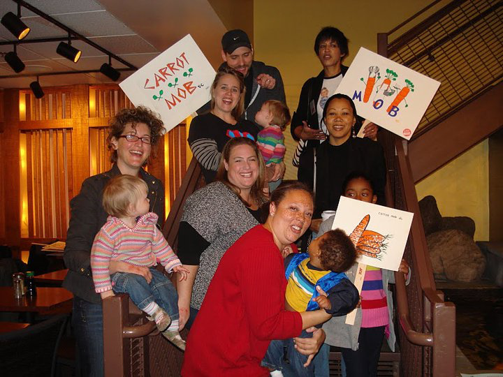 "Carrot Mob" Paid Sick Days Event in 2010 "Carrot Mob" Paid Sick Days Event in 2010