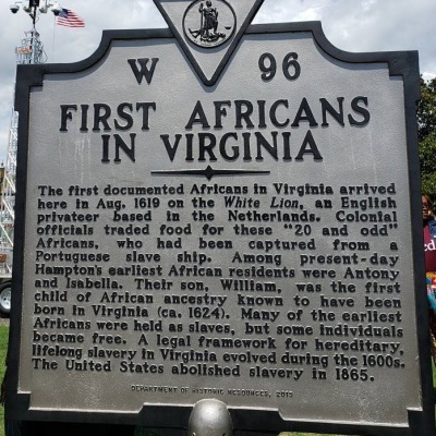 Historical marker in Hampton, CLASP