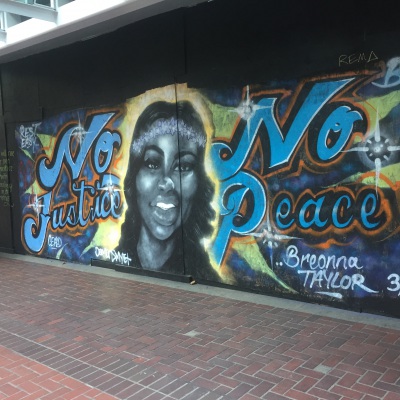 Breonna Taylor memorial mural - No Justice No Peace | Sarahmirk