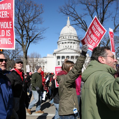 Wisconsin protest | Shutterstock