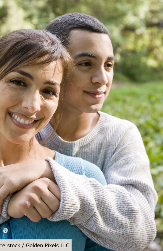 Mom and teenaged son | Shutterstock, Golden Pixels LLC